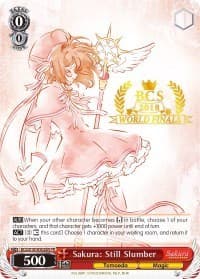 Sakura: Still Slumber (2018 World Finals) - Bushiroad Event Cards - Weiss Schwarz card
