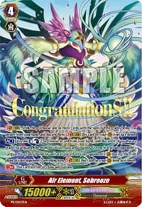 Air Element, Sebreeze - Promo Cards - Cardfight Vanguard card