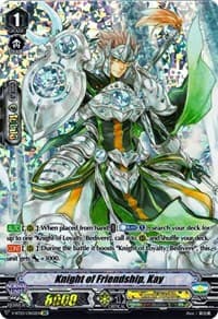 Knight of Friendship, Kay (OR) - V-BT03: Miyaji Academy CF Club - Cardfight Vanguard card