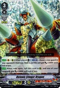 Detonix Stinger Dragon - V-BT03: Miyaji Academy CF Club - Cardfight Vanguard card
