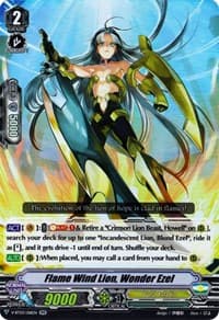 Flame Wind Lion, Wonder Ezel - V-BT03: Miyaji Academy CF Club - Cardfight Vanguard card