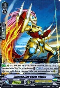 Crimson Lion Beast, Howell - V-BT03: Miyaji Academy CF Club - Cardfight Vanguard card