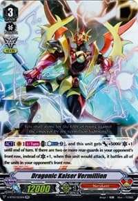 Dragonic Kaiser Vermillion - V-BT03: Miyaji Academy CF Club - Cardfight Vanguard card