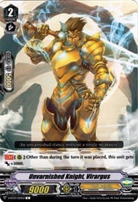 Unvarnished Knight, Virargus - V-BT03: Miyaji Academy CF Club - Cardfight Vanguard card
