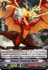 Rampant Thundering Wyvern - V-BT03: Miyaji Academy CF Club - Cardfight Vanguard card