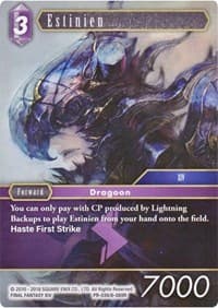 Estinien - FF: Promo Cards - Final Fantasy TCG card