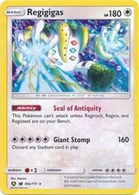 Regigigas - 84a/111 - Alternate Art Promos - Pokemon card