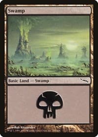 Swamp (296) - Mirrodin - Magic: The Gathering card