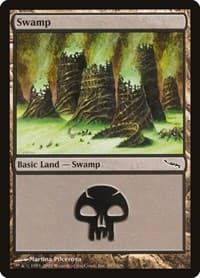 Swamp (297) - Mirrodin - Magic: The Gathering card