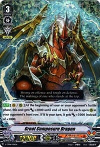 Great Composure Dragon (RRR Foil) - V-TD06: Naoki Ishida - Cardfight Vanguard card