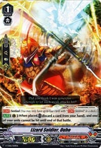 Lizard Soldier, Ouho (RRR Foil) - V-TD06: Naoki Ishida - Cardfight Vanguard card