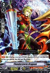 Thunderstorm Dragoon (RRR Foil) - V-TD06: Naoki Ishida - Cardfight Vanguard card