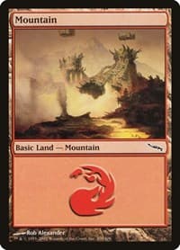 Mountain (300) - Mirrodin - Magic: The Gathering card