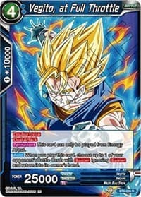 Vegito, at Full Throttle - Destroyer Kings - Dragon Ball Super: Masters card