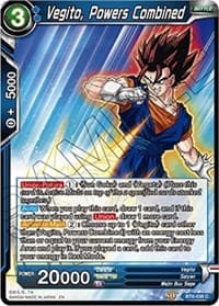 Vegito, Powers Combined - Destroyer Kings - Dragon Ball Super: Masters card