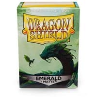 Dragon Shield Matte Sleeves - Emerald (100-Pack) - Dragon Shield Card Sleeves - Card Sleeves card