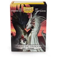 Dragon Shield 2019 Limited Edition Art Sleeves - Valentine Dragons (100-Pack) - Dragon Shield Card Sleeves - Card Sleeves card