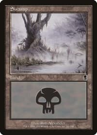 Swamp (341) - Odyssey - Magic: The Gathering card