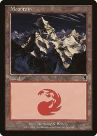 Mountain (343) - Odyssey - Magic: The Gathering card
