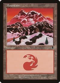 Mountain (344) - Odyssey - Magic: The Gathering card