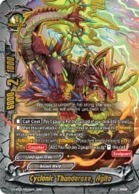 Cyclonic Thunderaxe, Agito - S-CBT01: Golden Garga - Future Card BuddyFight card