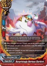 Surprisingly Serious, Garbird - S-CBT01: Golden Garga - Future Card BuddyFight card