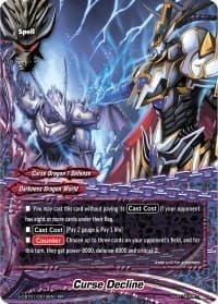 Curse Decline - S-CBT01: Golden Garga - Future Card BuddyFight card