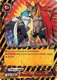 Scowling Complainers! - S-CBT01: Golden Garga - Future Card BuddyFight card