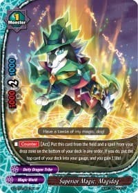 Superior Magic, Magidog - S-CBT01: Golden Garga - Future Card BuddyFight card
