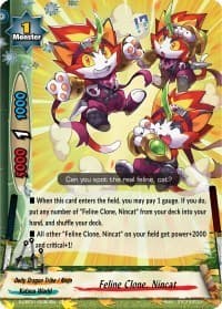Feline Clone, Nincat - S-CBT01: Golden Garga - Future Card BuddyFight card