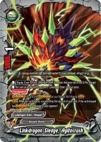 Linkdragon Sledge, Agitocrush - S-CBT01: Golden Garga - Future Card BuddyFight card