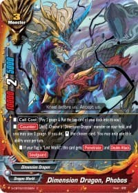 Dimension Dragon, Phobos - S-CBT02: Violence Vanity - Future Card BuddyFight card