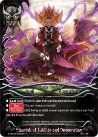 Flourish of Nihility and Desperation - S-CBT02: Violence Vanity - Future Card BuddyFight card