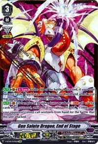Gun Salute Dragon, End of Stage (SVR) - V-BT04: Vilest! Deletor - Cardfight Vanguard card