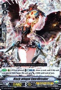 Black-winged Swordbreaker - V-BT04: Vilest! Deletor - Cardfight Vanguard card