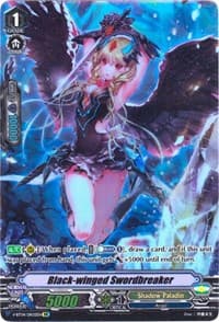 Black-winged Swordbreaker (DR) - V-BT04: Vilest! Deletor - Cardfight Vanguard card