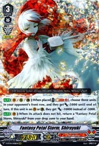 Fantasy Petal Storm, Shirayuki - V-BT04: Vilest! Deletor - Cardfight Vanguard card