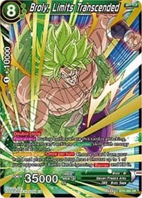 Broly, Limits Transcended - Destroyer Kings - Dragon Ball Super: Masters card