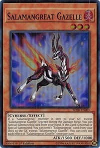 Salamangreat Gazelle - Structure Deck: Soulburner - YuGiOh card