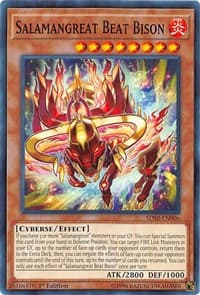 Salamangreat Beat Bison - Structure Deck: Soulburner - YuGiOh card