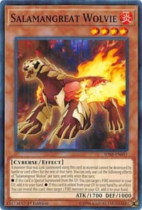Salamangreat Wolvie - Structure Deck: Soulburner - YuGiOh card