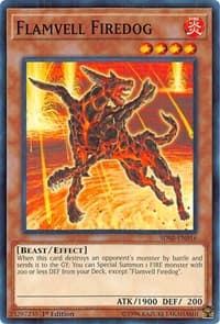 Flamvell Firedog - Structure Deck: Soulburner - YuGiOh card