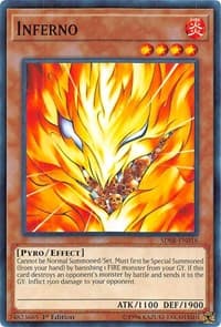 Inferno - Structure Deck: Soulburner - YuGiOh card