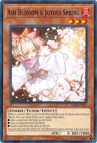 Ash Blossom & Joyous Spring - Structure Deck: Soulburner - YuGiOh card