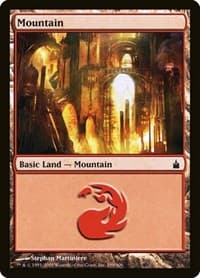 Mountain (299) - Ravnica: City of Guilds - Magic: The Gathering card