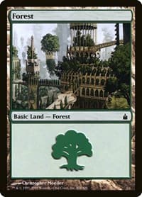 Forest (304) - Ravnica: City of Guilds - Magic: The Gathering card