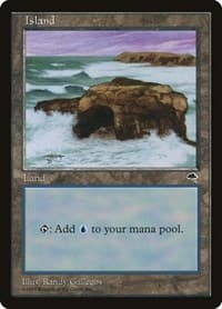 Island (Crashing Waves) - Tempest - Magic: The Gathering card