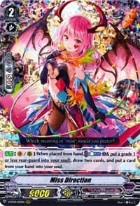 Miss Direction - V-BT04: Vilest! Deletor - Cardfight Vanguard card