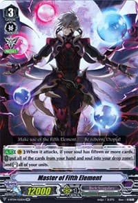 Master of Fifth Element - V-BT04: Vilest! Deletor - Cardfight Vanguard card