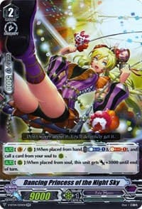 Dancing Princess of the Night Sky - V-BT04: Vilest! Deletor - Cardfight Vanguard card